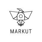 Markut Siyah Çizgisel Logosu, JPG Formatında