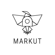 Markut Siyah Çizgisel Logosu, JPG Formatında