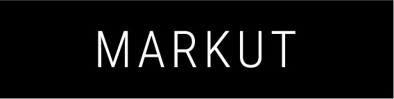 Markut Logotype Beyaz Logosu, Markut yazısı, Roboto Condensed, JPG Formatında