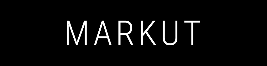 Markut Logotype Beyaz Logosu, Markut yazısı, Roboto Condensed, JPG Formatında