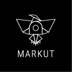 Markut Beyaz Çizgisel Logosu, JPG Formatında