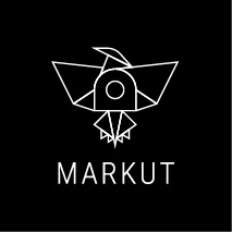 Markut Beyaz Çizgisel Logosu, JPG Formatında