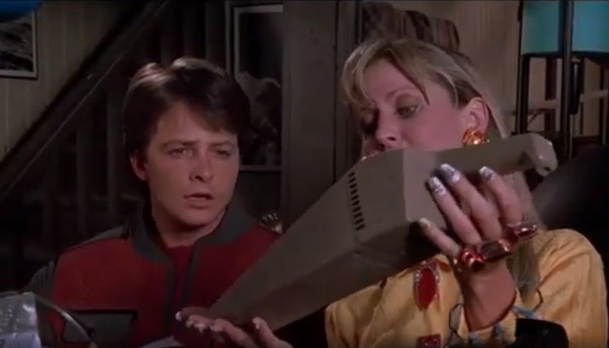 Dustbuster, Back The Future filminden kare.
