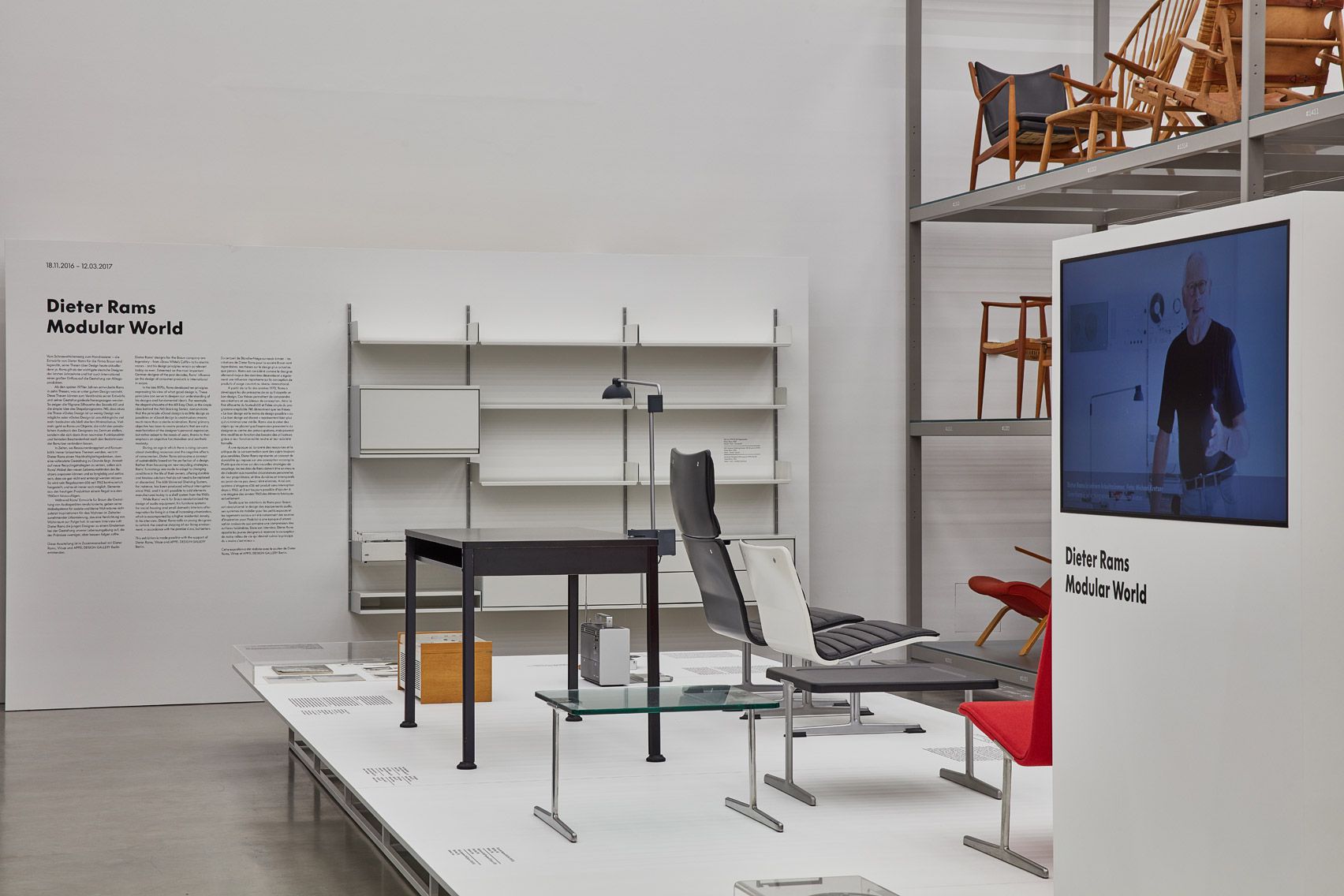 Vitra Design Museum&#39;da Dieter Rams Modular World sergisi.