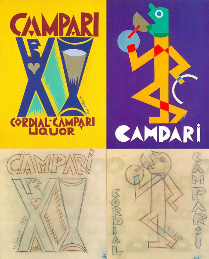 Campari Soda Şişesi, Fütürizm Sanatı