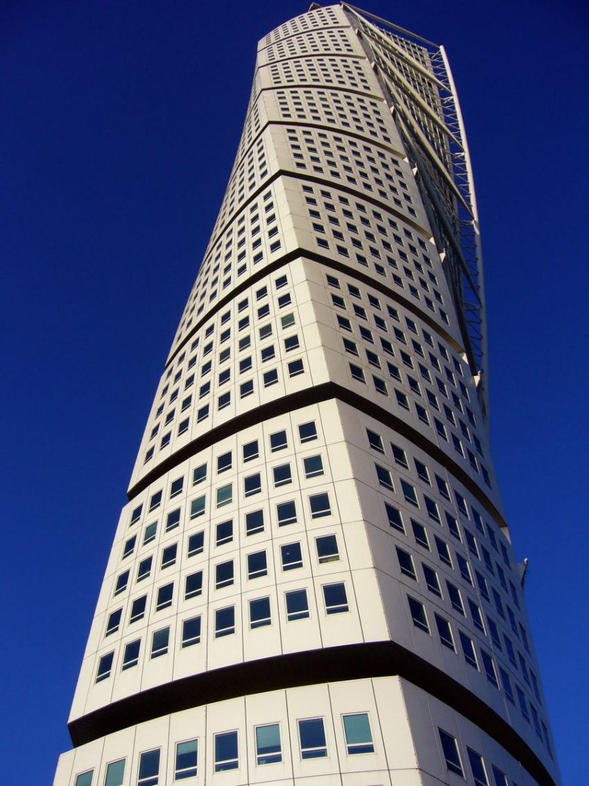 The Turning Torso in Malmö by Santiago Calatrava, 2005
