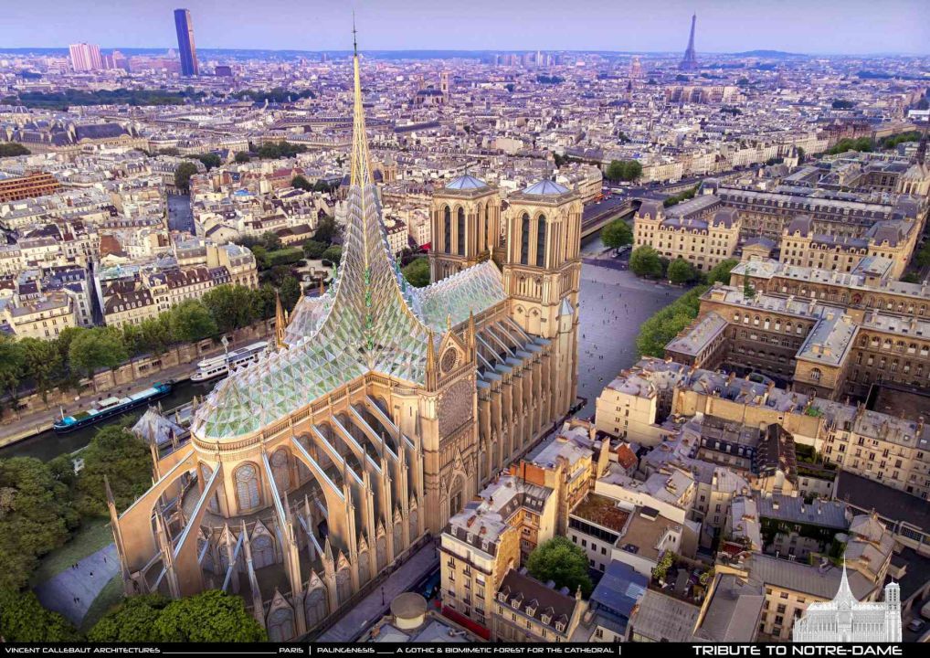 Notre Dame Katedrali Fütüristik Tasarım Projesi