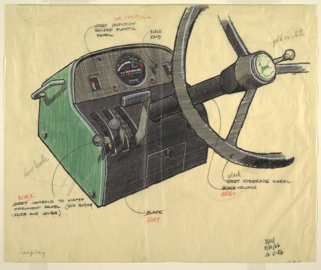 Henry Dreyfuss - Traktör Gösterge Paneli Tasarımı (31 Mayıs 1962)