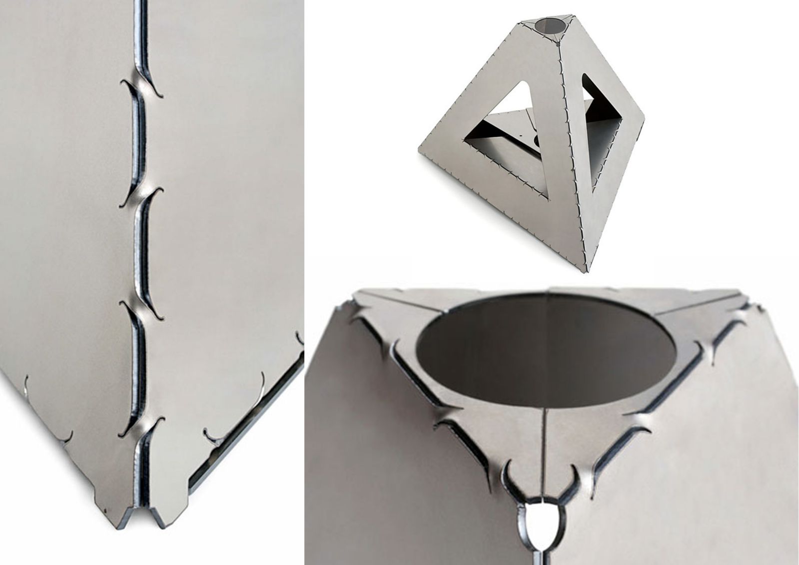 Metal Levha Sandalye - Tasarımcı, Max Durney - Endüstriyel Origami